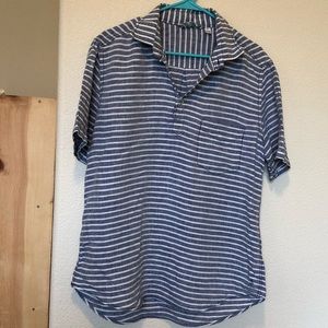 Boden striped collar shirt - Sz L